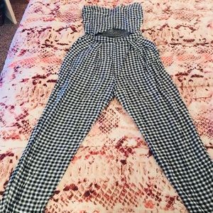 Gingham Jumpsuit